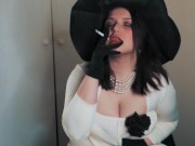 Lady Dimitrescu's Smoking Jerk Off Instructions 9/16
