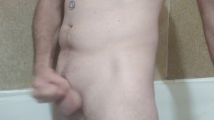 Shave and stroke Pt. 2 with cumshot
