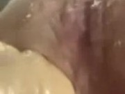 Pegging my muscular sexy husband 