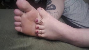 Foot Play and Nail Painting (90 mins, part 3/3)