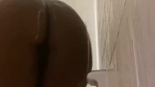girl showering 