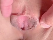 おまんこから溢れ出る甘酸っぱい本気汁😍ヌルヌル甘しょっぱくていつでも舐め尽くしたい【日本人素人HENTAIカップル個人撮影35】 2/16