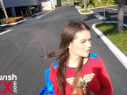 Wonder Woman catches her Cheating Man and gets creampied - Anastasia Rose 4/16