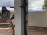 Gringa Orgasmo A Chorro en la hamaca 10/16