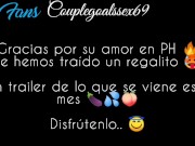 Trailer my sugar daddy cumshot on my face in my ass and I love it I'm his horny latina 2/16