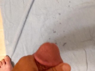 Brandon Boricua: Balls Get Very Tight from Showing Off Online, Powerful Cum Blast (Audible Shot)