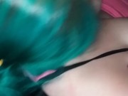 chubby girl gives blowjob 4/16