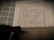 Rhyming. Word Search 1
