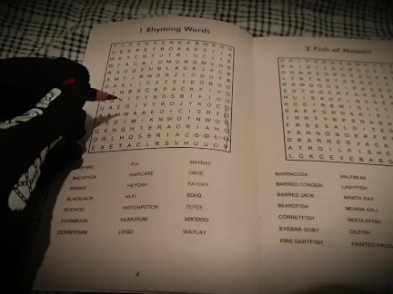 Rhyming. Word Search 1