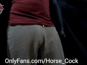 Big Dick Daddy Stroking Big Dick for Cumshot | Solo Male Stripper Cock Worship 3/16