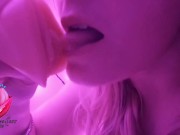 Silicone Pussy Creams In Her Mouth (Kink)