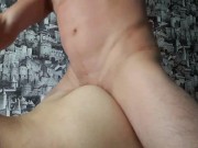 try not to cum.  quick anal orgasm. 7/16