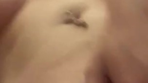 Finger fucking myself in the shower