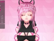 Pink vtuber enjoys new toys! (MokyMoo's Chaturbate Stream 26-06-2021) 1/16