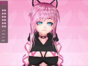 Pink vtuber enjoys new toys! (MokyMoo's Chaturbate Stream 26-06-2021) 2/16