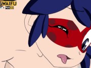 MIRACOLOUS LADYBUG Marinette Dupain Cheng 2D Real HENTAI Big Ass ANIMATION Booty Riding Cosplay Porn 8/16