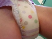 Soggy Floppy Pissy Diaper Bulge 16/16