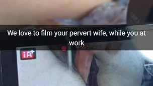 We film some bareback home porn with your wife, when you all day on work hubby! -Cuckold Snapchat