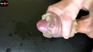 Solo Man Moaning Softly And Dirty Talks While Fleshlight Fuck Until Big Cumshot - 4K