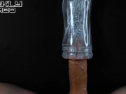 Schoolboy fucks flashlight with big dick incredible pleasure POV - Darkly Dimeo - 4 K 9/16