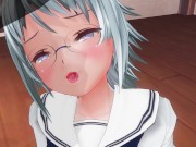 3D HENTAI Teacher fucks a schoolgirl with a vibrator in the ass 12/16