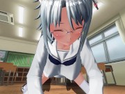 3D HENTAI Teacher fucks a schoolgirl in the ass 6/16