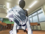 3D HENTAI Teacher fucks a schoolgirl in the ass 7/16