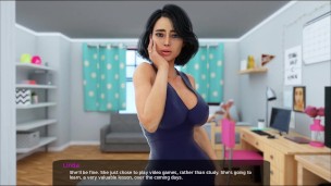 32 - Milfy City - v0.6e - Part 32 - Swimming with huge boobs lesbian Liza (dubbing)