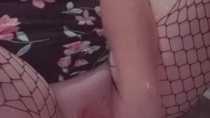 Quick tease playing with my tight pussy
