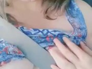 Slut is told by her boyfriend to strip and masturbate during long car ride 6/16