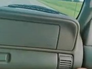 Slut is told by her boyfriend to strip and masturbate during long car ride 8/16