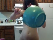 Let's Make Canna Cake! PART 2/3 Naked in the Kitchen Episode 27 13/16