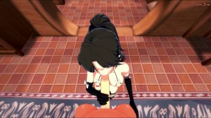 Kyouko Fujibayashi gets POV fucked in lingerie - The Irregular at Magic High School Hentai.