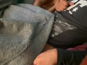 Me dio una rica chupada y se toma mi leche 1/16