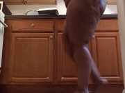 Ebony Bbw Milf in Kitchen 7/16