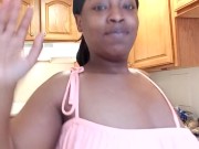 Ebony Bbw Milf in Kitchen 8/16