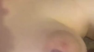 Playing with my tits