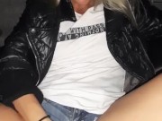 Orgasm in the car