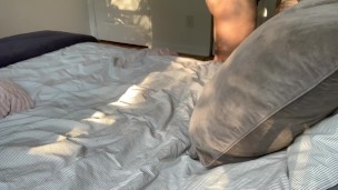 Golden hour masturbation — so horny I forgot to record myself cum