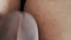 My full balls on couch