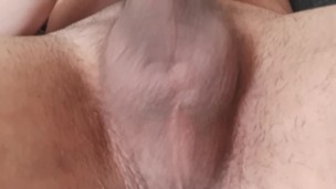 My Full balls on the couch