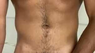 Horny Man Lathers His Dick With Soap In The Shower. Masturbate With Me (For Women).