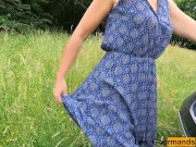 I love pissing in the grass in the middle of nature