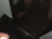 Male masturbation with toy