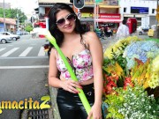 CARNEDELMERCADO - LEIDY SILVA CURVY LATINA TAKES TWO COCKS IN AMAZING MMF THREESOME