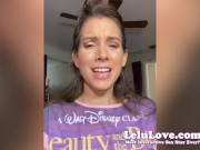 Porn VLOG behind the scenes of feet & soles JOI, puckering asshole closeups, masturbating, cock rates & lots more - Lelu Love 5/16