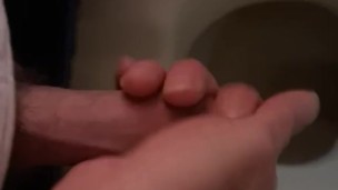 Quickie hand job and cum