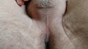 Foxtail buttplug and a warm cumshot