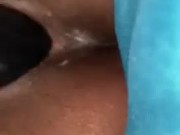 Cumin all on the dildo 