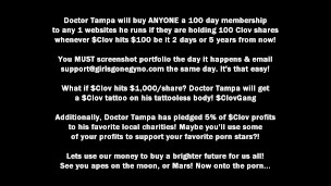 $CLOV Become Doctor Tampa's As He Examines Kalani Luana Who Asks This Exams Just A Formality, Right?